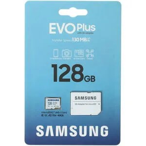 Карта памяти MicroSD SAMSUNG EVO Plus, 128 Гб 1639665022