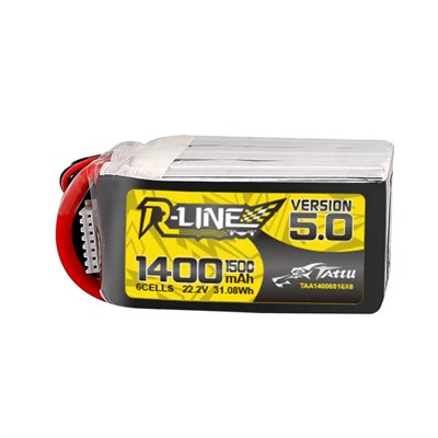 Аккумулятор Tattu R-Line V5.0 1400мАч 6S 150C LiPo (XT60) 347554573