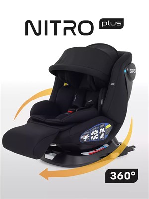 Автокресло Rant Nitro Plus isofix группа 0/1/2/3 (0-36 кг) Black 156867066