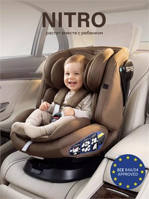 Автокресло Rant Nitro new isofix группа 0/1/2/3 (0-36 кг) Beige 1632679627