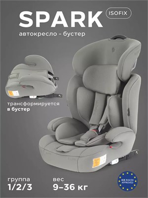 Автокресло Rant Basic Spark Next Isofix группа 1/2/3 (9-36 кг) Olive 650130811