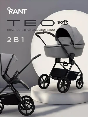 Коляска 2 в 1 Rant Teo Soft Grey 908624101