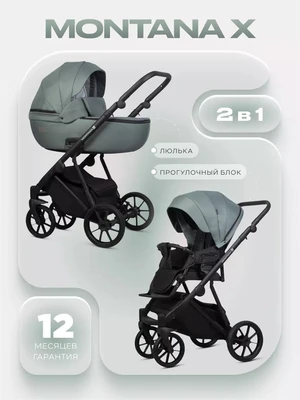 Коляска 2 в 1 Riko Basic Montana X 51 Green 909247434