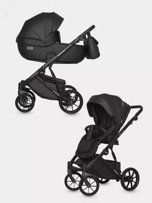 Коляска 2 в 1 Riko Basic Montana Ecco 12 black 1693365356