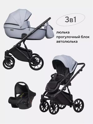 Коляска 3 в 1 Riko Basic Montana Ecco 23 Grey 492281893