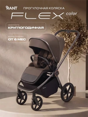 Коляска прогулочная Rant Flex Color Shine brown 1571180674