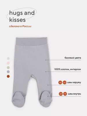 Ползунки Rant Hugs and kisses Arctic Grey 3172/3372 1459179232