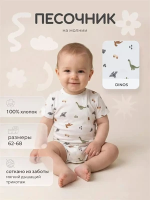 Песочник Rant Tiny на молнии 2193 Dinos 1405151395