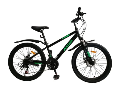 Велосипед 24' ACID F 240 D Black/Green 1890530304
