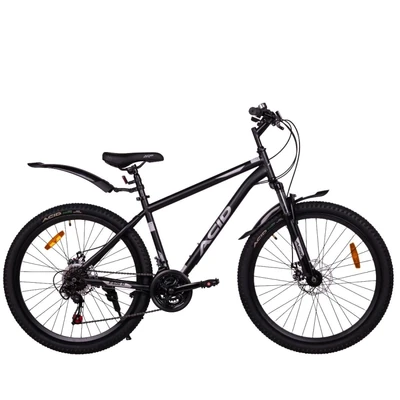 Велосипед 26' ACID F 600 D Black Flat/Silver 1899685529
