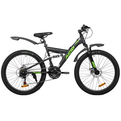 Велосипед 26' ACID F 640 D Black Flat/Neon Green 2026 710158965