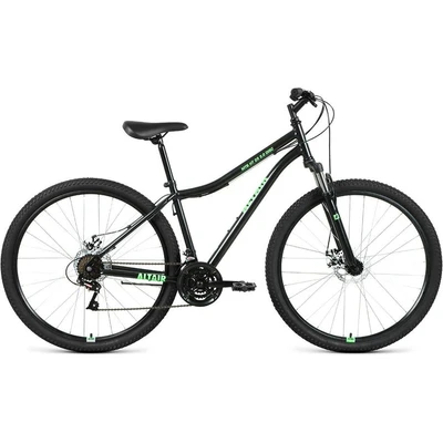 Велосипед 29' Altair MTB HT 29 2.0 disc 21 ск Черный/Ярко-зеленый 20-21 г 1750108649
