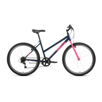 Велосипед 26' Altair MTB HT 26 Low 6 ск Темно-синий/Розовый 2022 г 2098481987