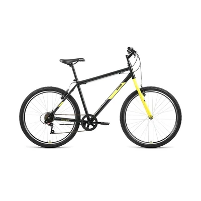 Велосипед 26' Altair MTB HT 26 1.0 7 ск Черный/Желтый 2022 г 470368895