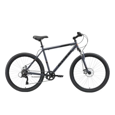 Велосипед Stark'21 Respect 26.1 D Microshift серый/черный 1251829216