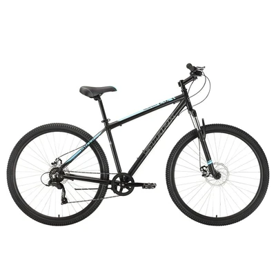 Велосипед Stark'22 Respect 29.1 D Microshift черный/синий 1892851718