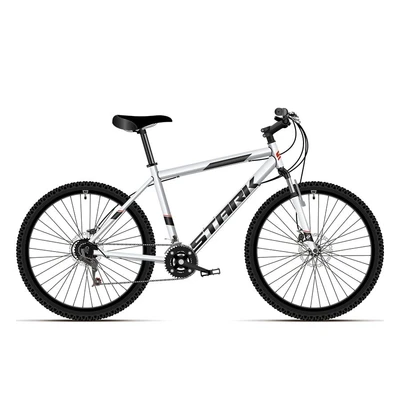 Велосипед Stark'21 Respect 27.1 D Microshift серебристый/черный 1126548986