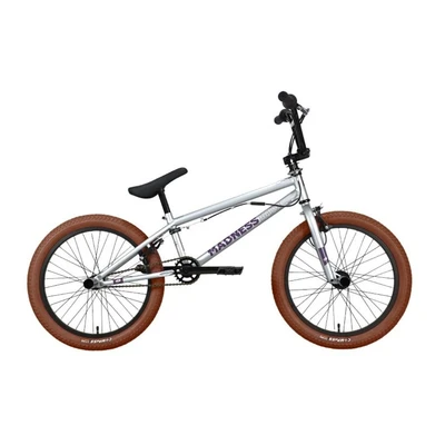 Велосипед Stark'23 Madness BMX 3 серебристый/фиолетовый/коричневый HQ-0012543 101510497