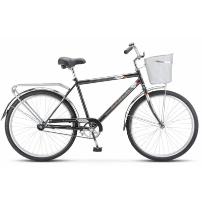 Велосипед Stels Navigator 26" 200 C Z011 Темно-серый (корзина складная) (JU136022) 65180904
