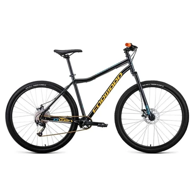 Велосипед 29' Forward Sporting 29 X disc Черный/Золотой 2022 г 1221893729