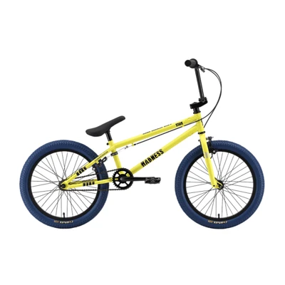 Велосипед Stark'25 Madness BMX 1 лимонный/черный/лазурный HQ-0014343 694672223