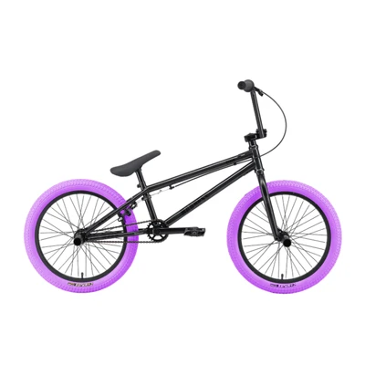 Велосипед Stark'25 Madness BMX 4 серо-фиолетовый/черный/фиолетовый HQ-0017383 2044061893
