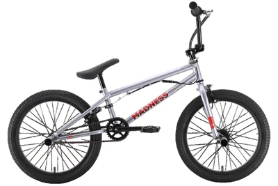 Велосипед Stark'22 Madness BMX 2 серый/красный/черный HQ-0015487 1514409573