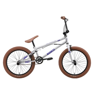 Велосипед Stark'25 Madness BMX 2 серебристый/фиолетовый/песочный HQ-0017757 1086300445