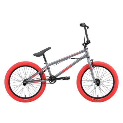 Велосипед Stark'25 Madness BMX 3 темно-серый матовый/красный/красный HQ-0017759 327209007