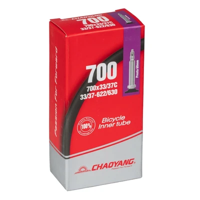 Велокамера 28' Chao Yang 700x33/37C F/V 60мм/650055 1718127324
