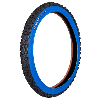 Велопокрышка 20' BrainY 20x2.125 с синей полоской XR-109/690053 1645737999