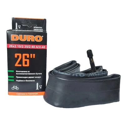 Велокамера 26' DURO 26х2,10/2,35 A/V-48 двойной обод/DHB01022 1660529813
