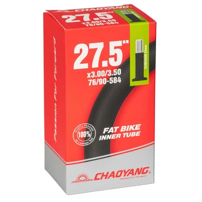 Велокамера 27,5' Chao Yang 27,5х3,0-3,5 AV (полу Fat Bike)/650061 1776016323