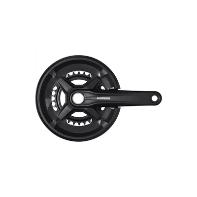 Шатун Shimano MT210 170мм 46/30 для 2*9 ск с защитой черный EFCMT210CX60CL 109366925