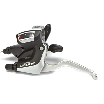 Шифтер/тормозная ручка Shimano Deore ST-M590 лев 3ск чёр-серебр/590091 1593707245