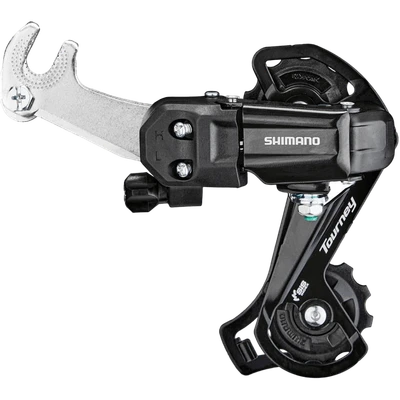 Переключатель задний Shimano Tourney TY200 GS 6/7ск крепление на ось черный б/уп ARDTY200GSLB 27592964