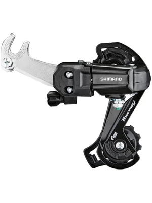 Переключатель задний Shimano Tourney TY200 SS 6/7ск крепление на ось черный уп ARDTY200SSLB 319254632