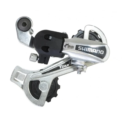 Переключатель задний Shimano Tourney TY21-B GS 6ск крепление на болт серебро б/уп ARDTY21BGSDS 901710121