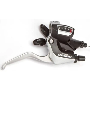 Шифтер/тормозная ручка Shimano Deore ST-M590 прав 9ск чёр-серебр/590092 449997126
