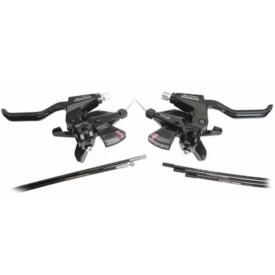 Шифтер/тормозная ручка Shimano Altus M310 лев/пр 3x8 тр.+оплетк черный ESTM3102PTA3L 639555363