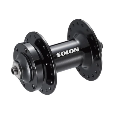 Втулка передняя Solon DH802F 36H disc M9*100mm эксцент.,черная 415253446