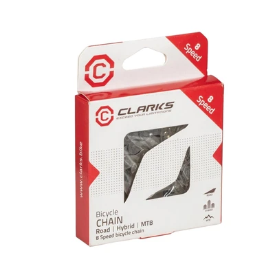 Цепь вело CLARKS C8 1/2'*3/32',116 звеньев,8 ск.,(3-130) 1917070530