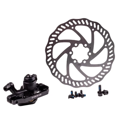 Комплект дискового тормоза RUSH (RADIUS) (машинка+диск 160 mm+болты) 160/180mm/3122613-22 839409843