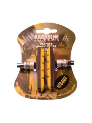 Тормозные колодки Baradine 945V 72мм желт/черные 812176212