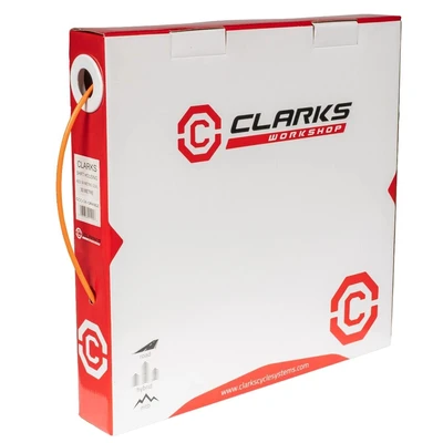 Оболочка троса перекл. CLARKS IGOC4DB, MTB/Road 4мм оранжевая б/загл. (30м) (3-243) 1371532775
