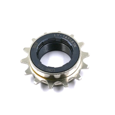Трещотка BMX DNP LY-14TA83N, 1/2*3/32 14T,резьба M30*1.Cro-Mo,30кликов,8-шлицев,никелированная 190383516