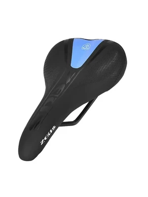 Седло вело ZEUS Z-1040 MTB Sport стальные рельсы,черный\синий 1963171950