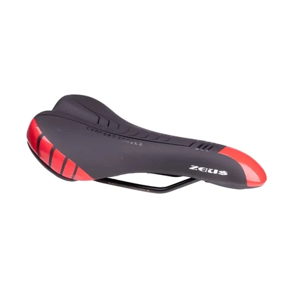 Седло вело ZEUS Z-6300 MTB Sport 280*140mm,рельсы сталь,анатомическое,черное,370гр 2030042833