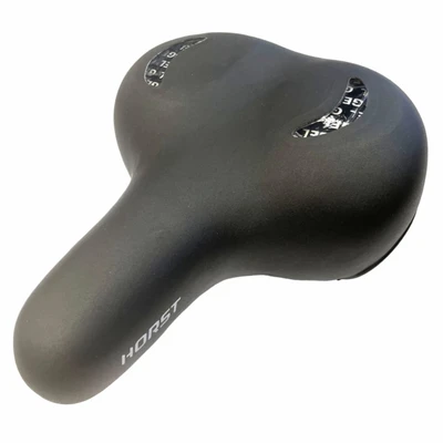 Седло HORST 250х200мм, широкое с эластомерами, черное (09-200823) 998758175
