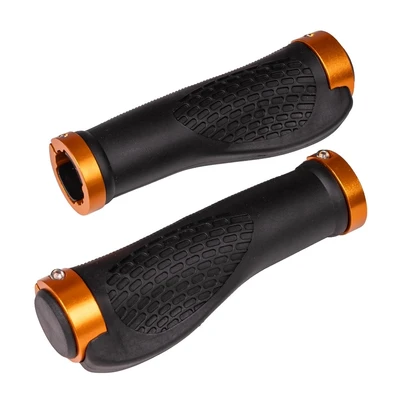 Грипсы FSD-DS12C 130 мм, чёрные с золотистыми кольцами/150328 455708373